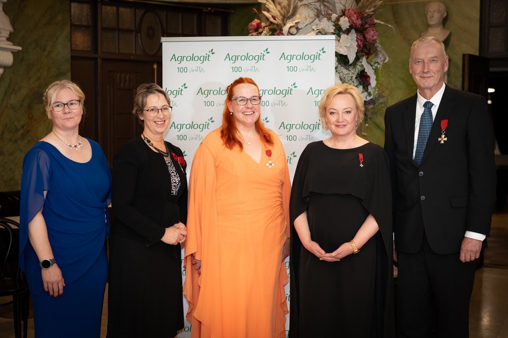 Agrologien juhlavuosi huipentui Bottalla